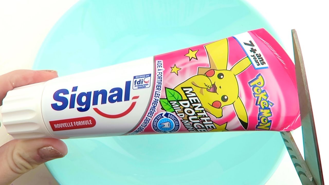Will it Slime? Testing Signal Pokemon Toothpaste!