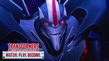 Starscream is here! | WATCH. PLAY. BECOME. | Transformers Prime | Animation