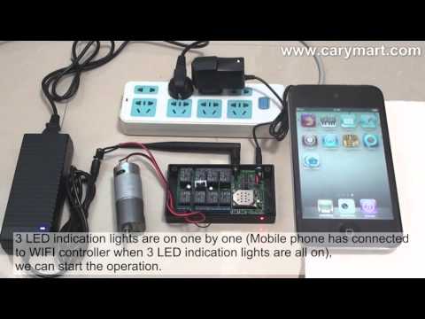 Smartphone WIFI Controller for iOS Control DC Motor