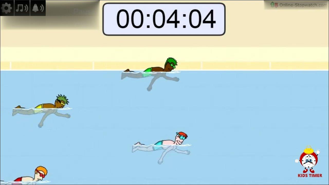 5 minute swimming timer YouTube