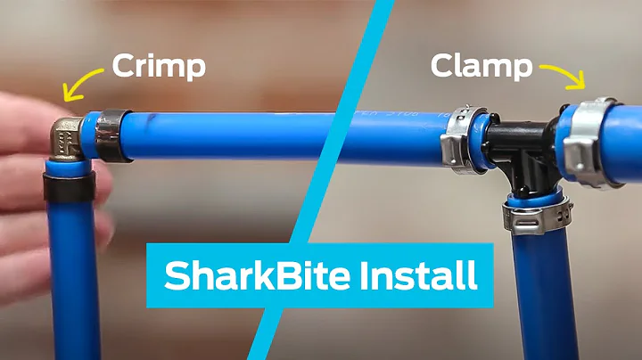 How to Install SharkBite PEX Crimp and Clamp Fittings