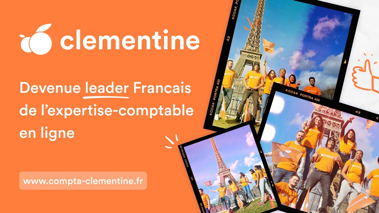 Voir la vidéo Compta-Clementine, Leader français de l'expertise-comptable en ligne !