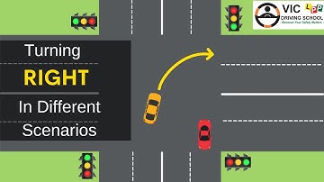Turning Right In Different Scenarios | VIC Driving School