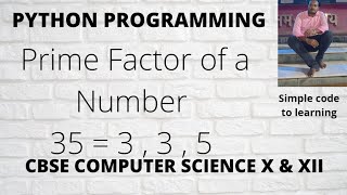 Python Program To Find Prime Factor of a Number (Hindi)