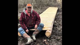 Northern Ont flood, bridge built and dock finished!mov