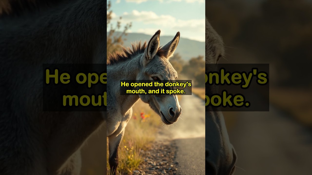 Did You Know There’s a Talking Donkey in the Bible? 🐴📖