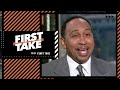 Stephen A. Smith says he used to wear baggy suits until Dwyane Wade called him out 😂 | First Take