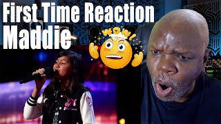 Reaction to Golden Buzzer From Audience to Stage, Maddie Shocks The Judges With Her Voice AGT 2022