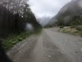 Carretera Austral en moto. Cuesta Queulat, de norte a sur. Aysén, Chile (Completa, sin editar).