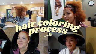 Copper Red Hair Dye Tutorial | Transforming My Curls