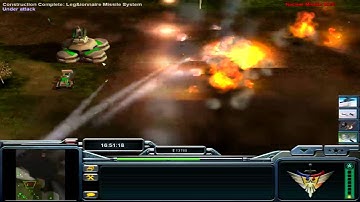 C&C Generals Project Raptor mod : Challenge Granger Vs Tao 1/2  [HD]