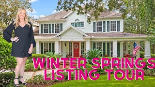 Touring inside LUXURY Winter Springs Home with Orlando Real Estate Chicks