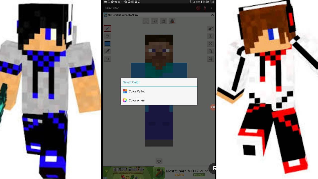 ⭐Criar sua Própria Skin Personalizada no Minecraft❕ Skin HD👷 