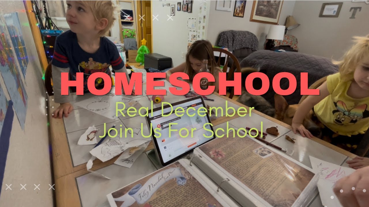 A Day in the Life of Homeschooling: Holiday Edition - YouTube