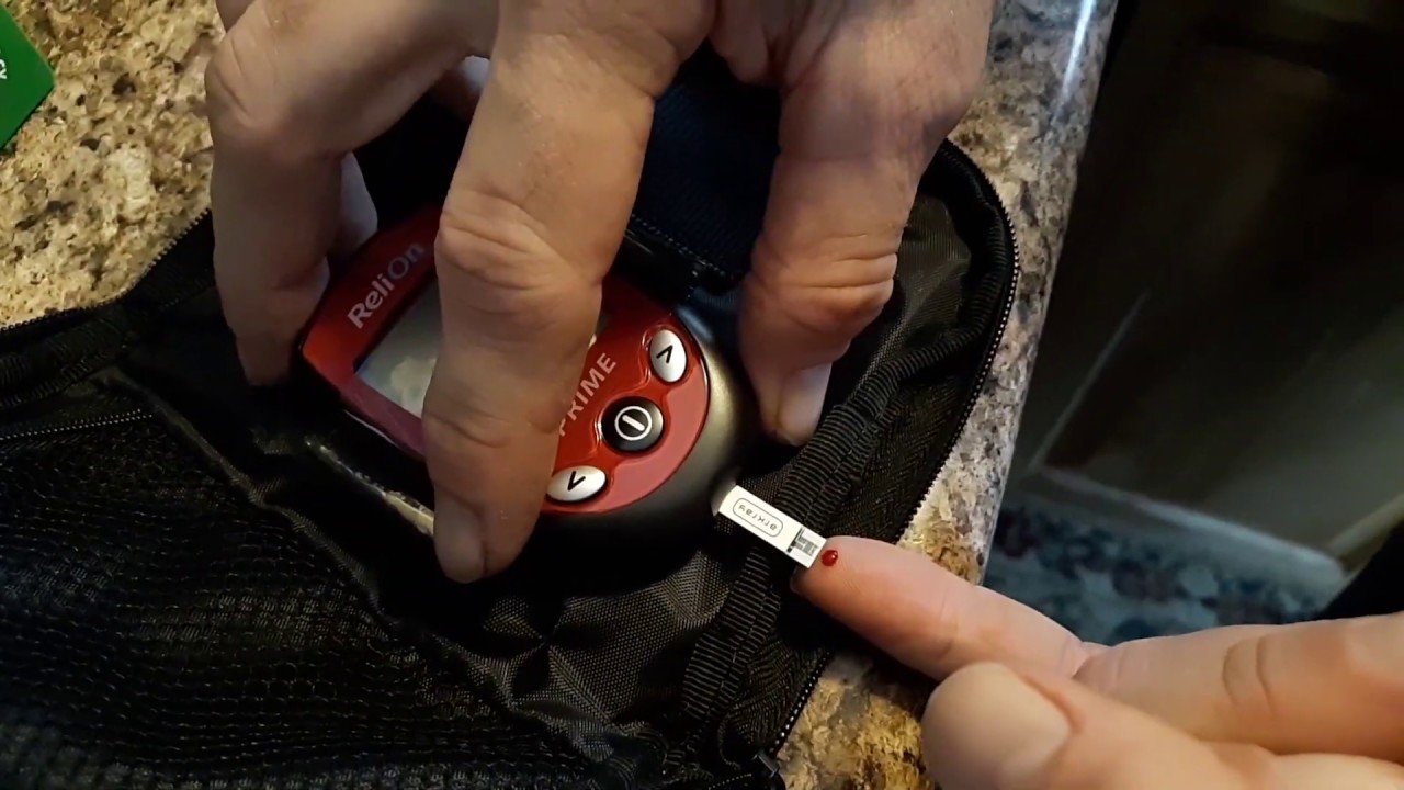 Relion Meter And Strips Testing Blood Sugar YouTube Relion Meter And Strips Testing Blood Sugar YouTube