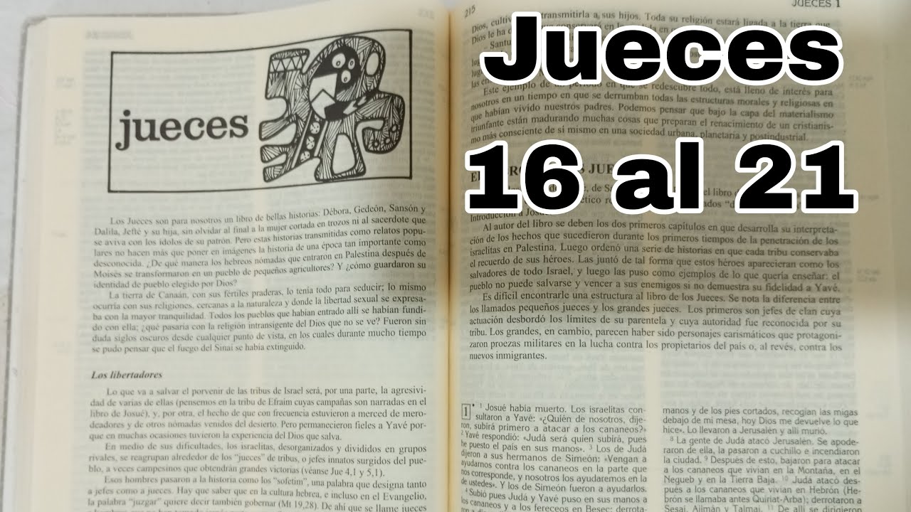 LIBRO DE JUECES 16 Al 21 LA MEJOR AUDIO BIBLIA DRAMATIZADA YouTube libro-de-jueces-16-al-21-la-mejor-audio-biblia-dramatizada-youtube