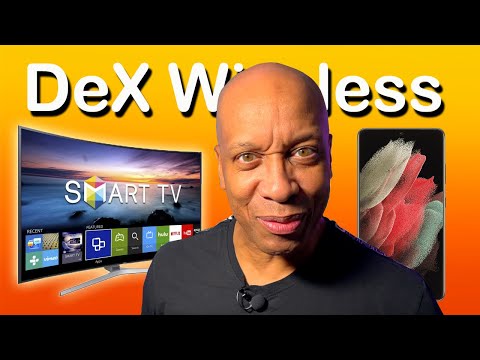 Samsung DeX WIRELESS Setup Galaxy S20 FE on SMART TV | CONNECT