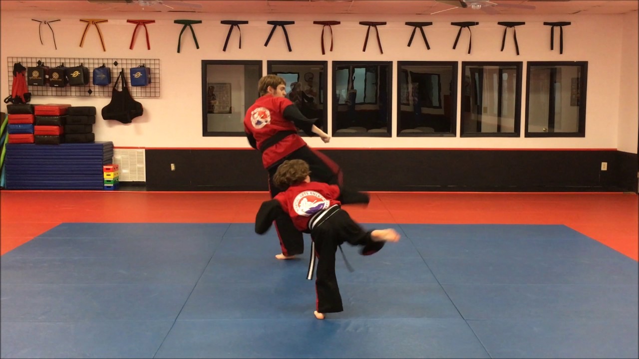 1st Degree Black Belt Combinations YouTube