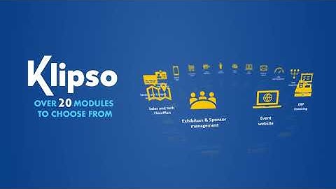 KLIPSO - The new generation event management software