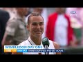 World's number 1 tennis player survives a five-set scare at Wimbledon | 9 News Australia