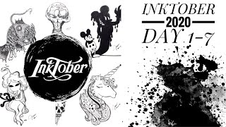 [INKTOBER 2020] Day 1-7 | Jewelrie Arts