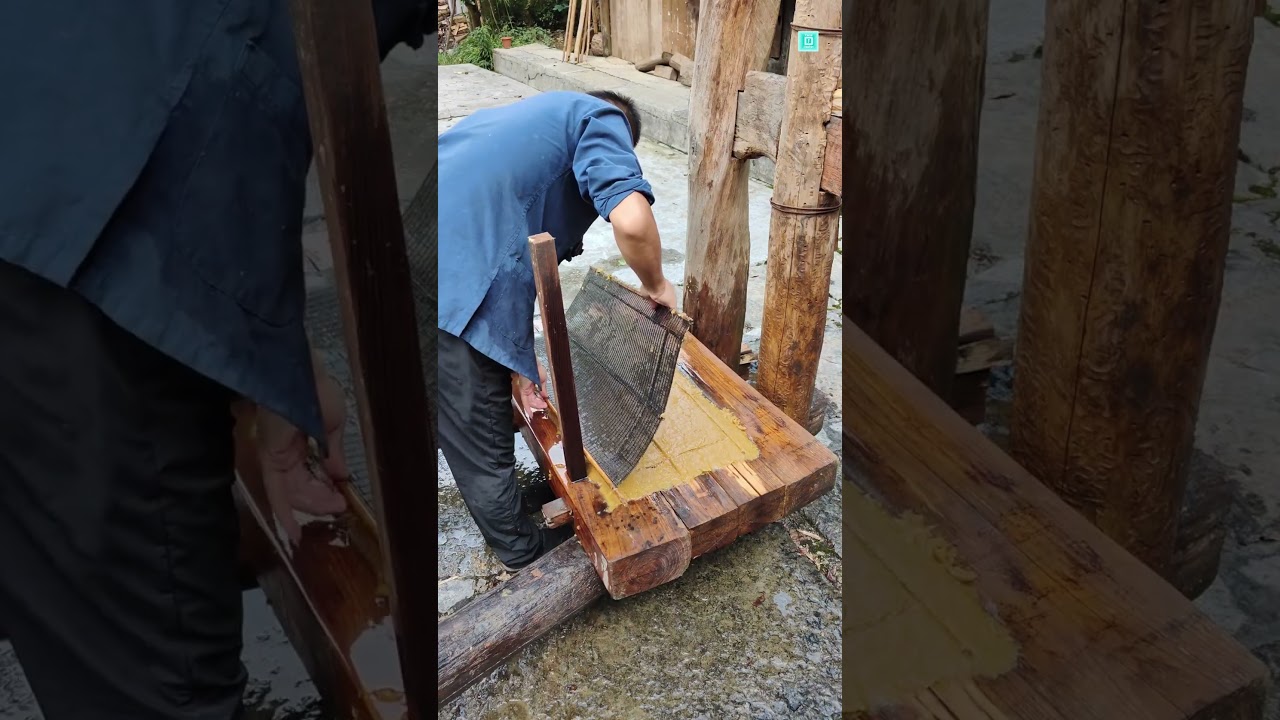 Traditional paper making process - How To Make Paper 😨