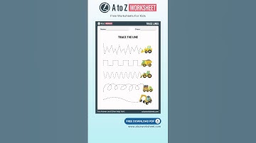 Zig Zag Line Tracing Worksheet for Nursery Kids – Free PDF