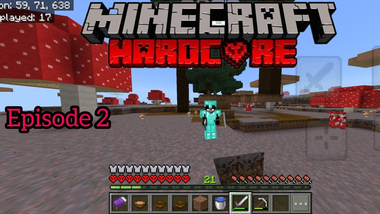 Minecraft hardcore survival episode 2 #minecraft #survival  
