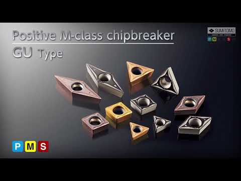 NGU Type  - Positive M-Class Chip breaker for General Turning - video from Sumitomo Cutting Tools