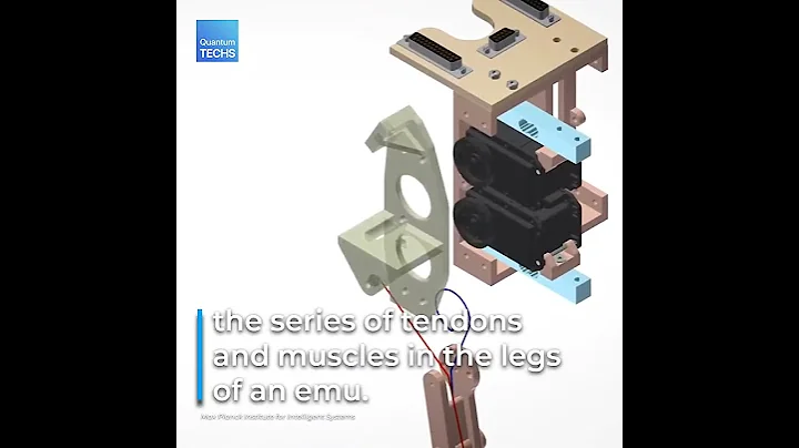 Robotic legs that mimic birds like Emus! #shorts