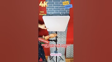 ADZOY #Tutorial of 19" #Video Bi-Color Led Panel Light RL-19 with 7 Feet #Tripod & #Bluetooth Remote