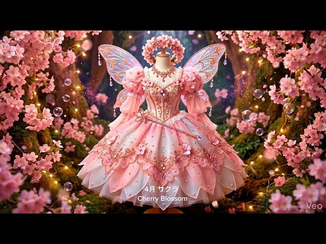 【AI ASMR】秘密の魔法庭園へようこそ🌿✨ もしあなたが花の妖精になったら？ 12ヶ月の誕生花ドレス 👗🌺🪄(12 Months Birth Flower Fairy Dresses)