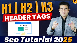Header Tags in On Page SEO 2025 | H1, H2, H3, H4, H5, H6 | #headertags #onpageseo