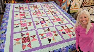 BOLD AND BEAUTFUL!!! 'Fuji 'Kaffe' Stars' Quilt Pattern!