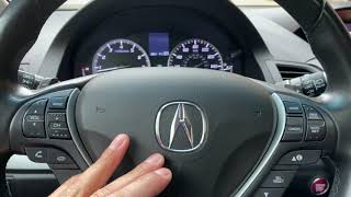 ACURA MDX - How to turn on/off parking brake