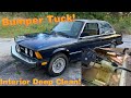 Scrapyard Rescue Classic BMW: First Interior Deep Clean in 20 Years!!! Bumper Tuck and More
