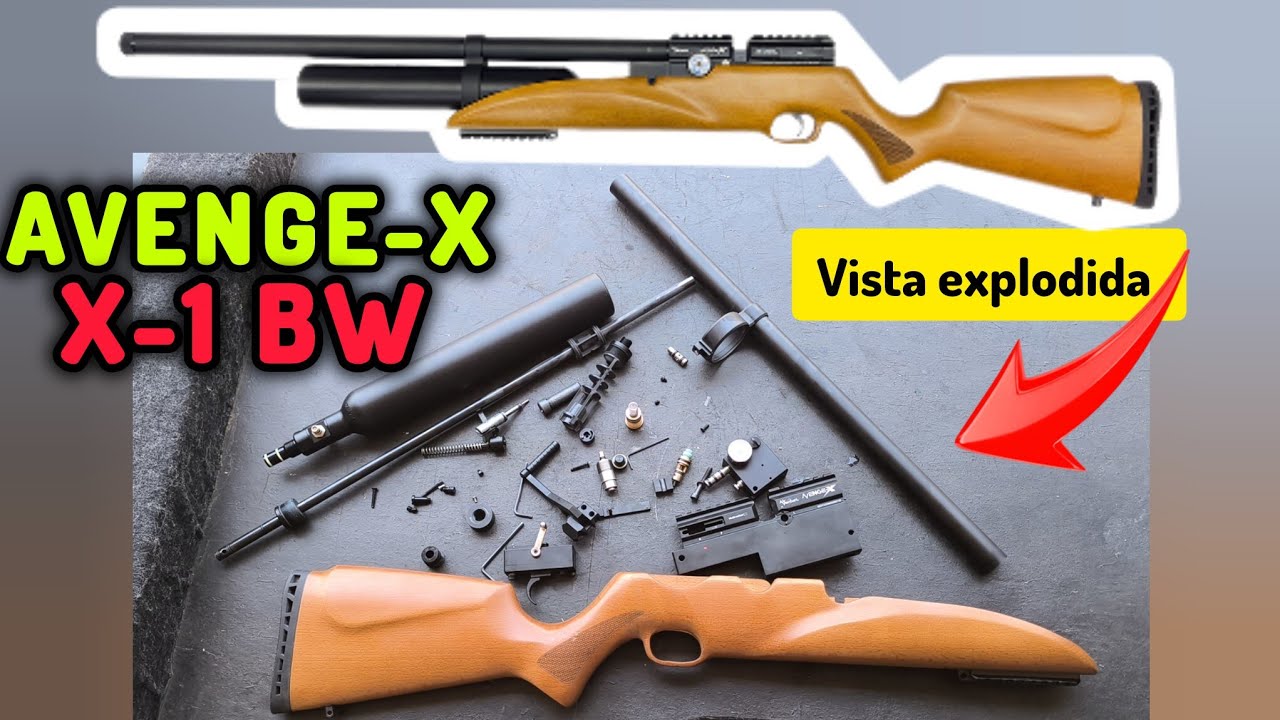 Avenge-X X1 - Desmontagem Completa - Vista explodida 
