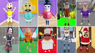Bosses Battle in All Scary Obby BILLY'S FINAL PUZZLE,MR APPLE PRISON,SCARY DOLL CURSE,MR POP PETSHOP