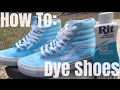 HOW TO: Dye Shoes!!