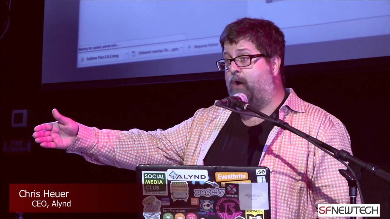 Chris Heuer demos @GetAlynd at @SFNewTech