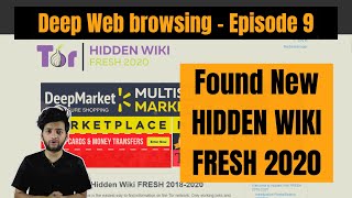 Found New || HIDDEN WIKI FRESH 2020 || deep web browsing - Episode 9 (In Hindi)