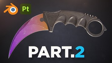 Karambit UV Unwrapping & Texturing in Substance Painter - Part 2/3