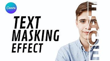 Half face typography Tutorial | Text portrait effect In Canva