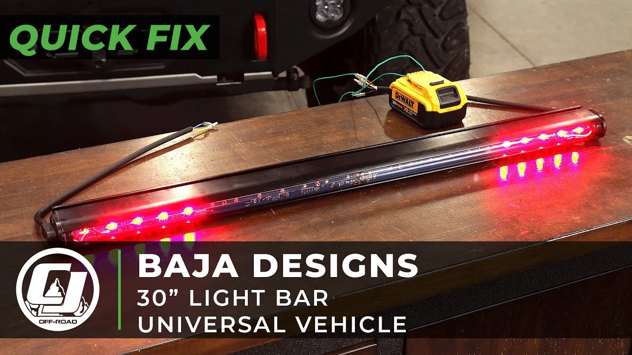 Универсальное транспортное средство | 30-дюймовая световая балка Baja Designs