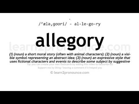 Pronunciation of Allegory | Definition of Allegory