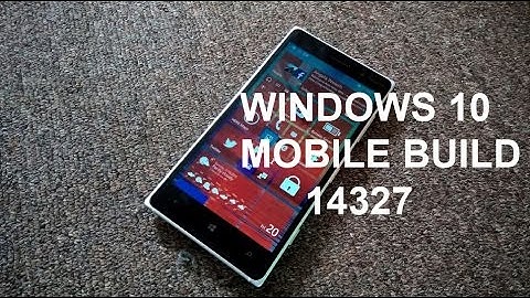 Hands on With Windows 10 Mobile Build 14327