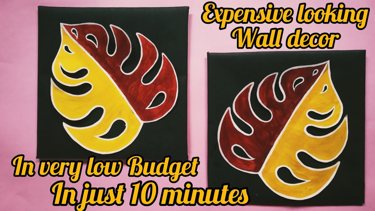 DIY wall decor idea Expensive looking wall decor in just 10 minutes
