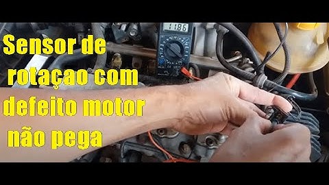 Sensor de rotação com defeito motor não pega .