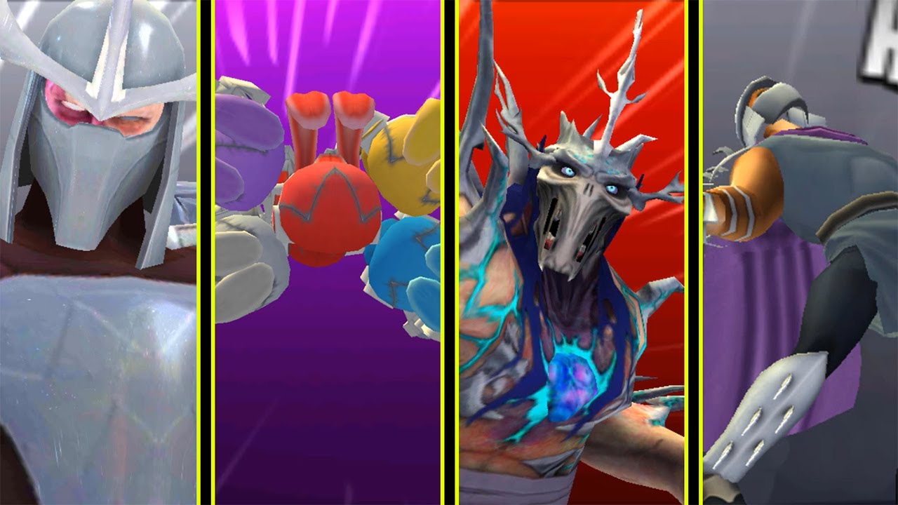 TMNT Legends Super Shredder, Shredder Nick, Shredder Classic, B.U.N.N.I.E.S.