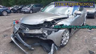 JTHCF1D29F5029522 Lexus Is 250 2015